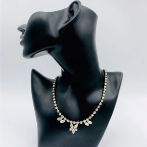 Vintage 1960s Aurora Borealis Diamanté Necklace